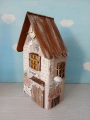 Dřevěný dekorativní domeček č.1 - 10 x 20 x 6 cm