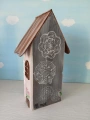 Dřevěný dekorativní domeček č.10 - 8 x 20 x 6 cm