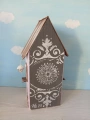 Dřevěný dekorativní domeček č.11 - 8 x 20 x 6 cm