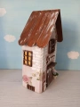 Dřevěný dekorativní domeček č.2 - 10 x 20 x 6 cm