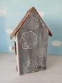 Dřevěný dekorativní domeček č.2 - 10 x 20 x 6 cm