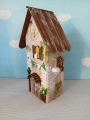 Dřevěný dekorativní domeček č.4 - 8 x 20 x 6 cm