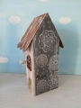 Dřevěný dekorativní domeček č.4 - 8 x 20 x 6 cm
