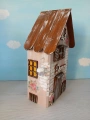 Dřevěný dekorativní domeček č.7 - 10 x 20 x 6 cm
